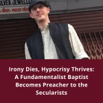 Irony Dies, Hypocrisy Thrives: A Fundamentalist Baptist Becomes Preacher to the Secularists