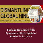 Endless diplomacy with Sponsors of Unscrupulous Academic