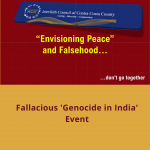 Fallacious ‘Genocide in India’ Event