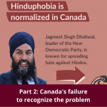 Recognizing Hinduphobia – A Canadian Perspective (Part 2)