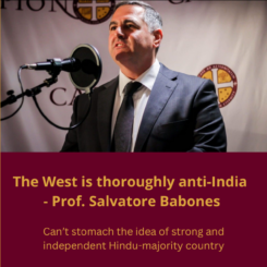 West hates India - Babones