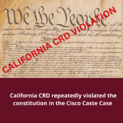 CRD violated US Constitution