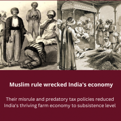 Muslims ruined Indian economy