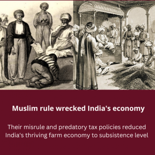 Muslims ruined Indian economy